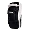Kruzak-Muay-Thai-Kick-Pad-for-Training-Kicking-Strike-Shield-for-Kickboxing-Martial-Arts-Sparring-Taekwondo-Muay-Thai-MMA-Karate-and-Combat-Sports-Sold-as-Single Kruzak Muay Thai Kick Pad for Training, Kicking Strike Shield for Kickboxing Martial Arts Sparring Taekwondo Muay Thai MMA Karate and Combat Sports (Black/White, Single Pack)