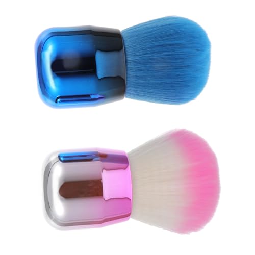 OSOLADY Womens Portable Mushroom Head Blush Brush No Shedding Multipurpose Cosmetic Tool for Loose Powder Blush Foundation Application for Travel Everyday Use