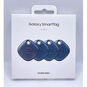 Samsung Galaxy SmartTag Bluetooth Tracker & Item Locator for Keys, Wallets, Luggage, Pets and More (4 Pack), Black