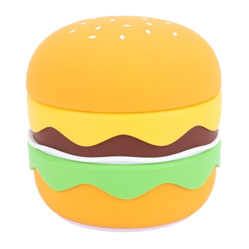 Lámpara de noche recargable de silicona forma hamburguesa miniatura 3