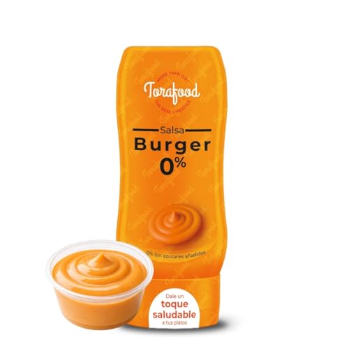 Salsa Zero Burger 330ml | 0% Azúcares Añadidos | Sabor Cremoso y Exclusivo | Ideal para Recetas Saludables | Torafood