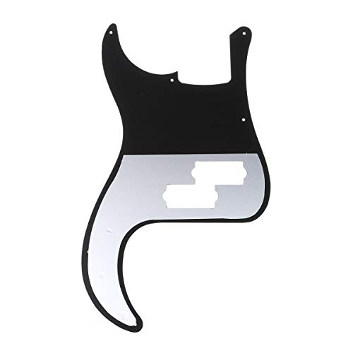 Musiclily Pro 10 Trous P Bass Pickguard Plaque de Protection pour JPN Fender Japan 4-corde Precision Bass, 1plis Noir… - Les Beatles, Paul McCartney, John Lennon, RIngo Starr, George Harrison Musiclily Pro 10 Trous P Bass Pickguard Plaque de Protection pour JPN Fender Japan 4-corde Precision Bass, 1plis Noir… – Image 3