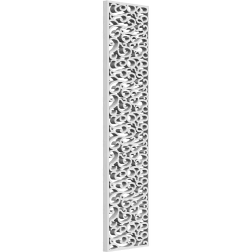 Image of 9 3 /8 inchW x 39 3 /8 inchH x 3 /8 inchT Walker Decorative Fretwork Wall Panels in Architectural Grade PVC