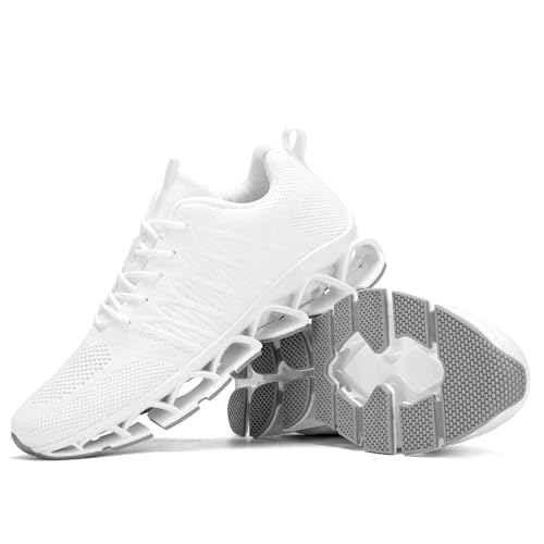 Image of Mens Slip on Running Walking Shoes Blade Tennis Casual Fashion Sneakers Comfort Non Slip Work Sport Athletic Trainer
