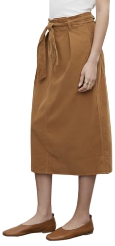 VELVET BY GRAHAM & SPENCER Women's Kennedy Cotton Corduroy Skirt, Clove2