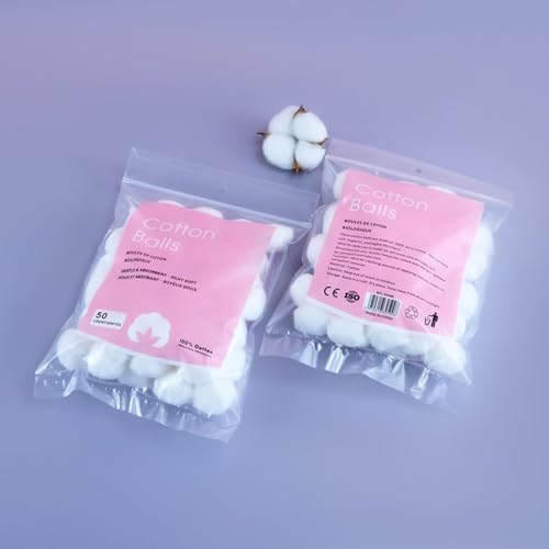 image for Generic Small Cotton Balls for Make-Up, Simply Soft Pure Cotton, Absor