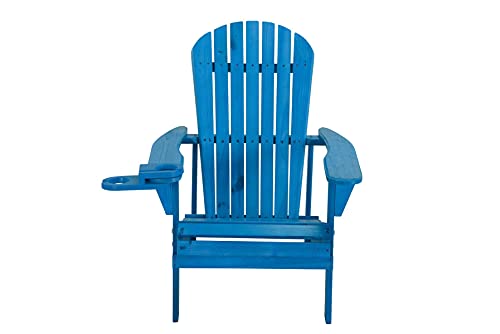 WUnlimited Sky Blue Adirondack Chair Set #TOP23