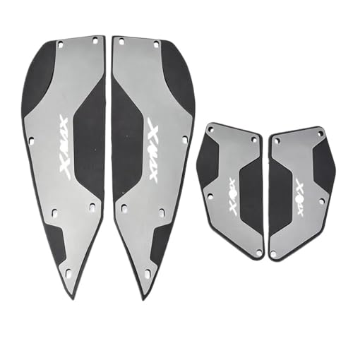 Plaques moto de qualité supérieure pour Yamaha X-MAX 300 et 400 finition silver épurée