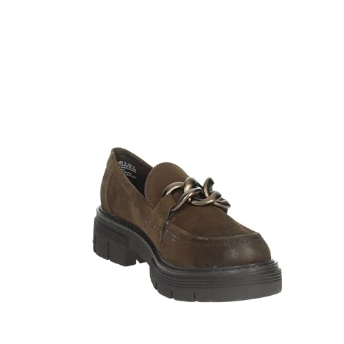 Image of MARCO TOZZI Women's Elegant Vegan Loafer with Heel