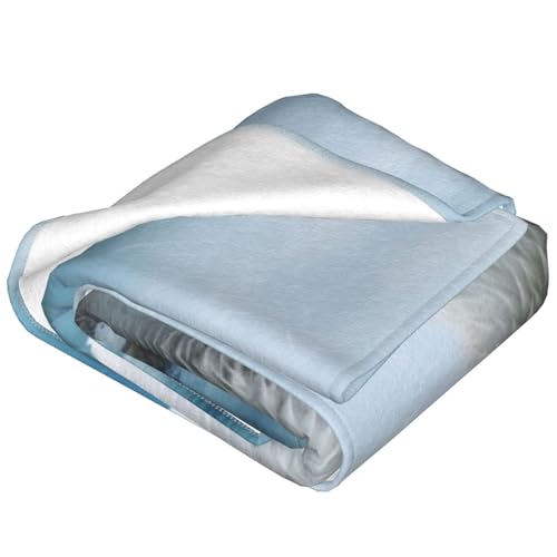 Couverture micro polaire 203x152 cm - Plaid peluche chaud de chambre