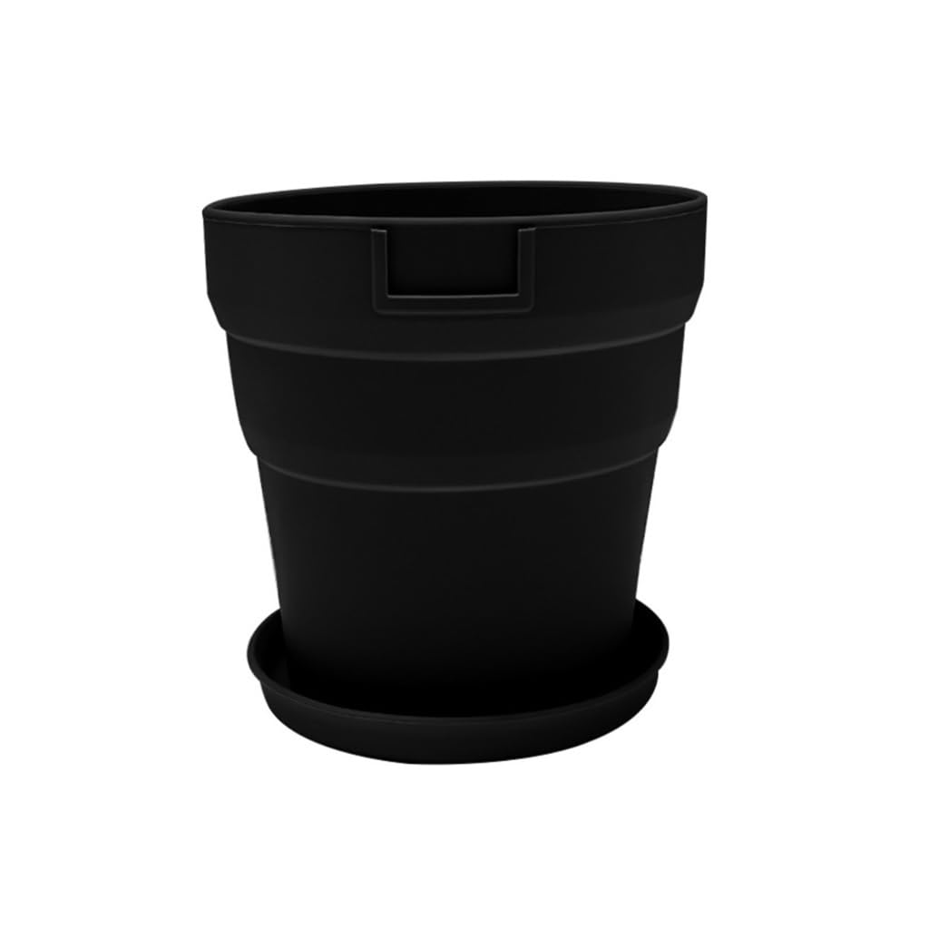 Gelasige D Flower Pots Silicone Flower Pot Office Esktop Reusable Foldable Flower Pot With Tray Outdoor Flower Pots