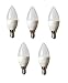 Lot de 5 ampoules LED basse consommation E14 5 x 3 W 250 lm Blanc chaud 2700 K