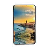 PHAYAH Sunset in Barcelona - Toalla de mano de 28 x 16 pulgadas, suave y absorbente, paño de cocina para baño, playa, gimnasio, hotel, salón, spa, deporte