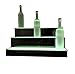 3 Step 24 Inch LED Liquor Shelf with MagicHomePro App Control RGB Bar Display Handcrafted in Colorado USA