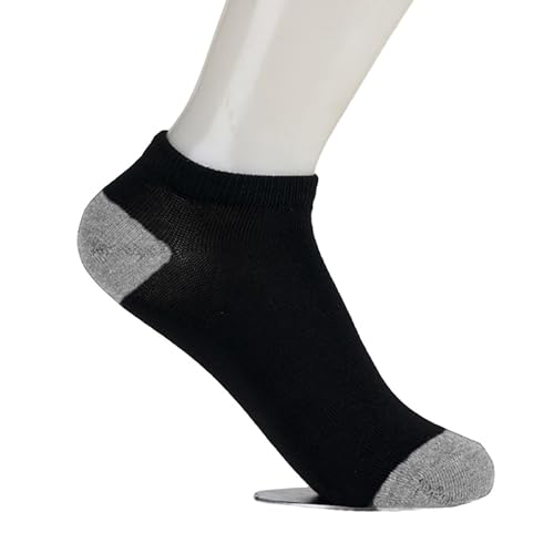 Image of 12-30 Pairs Low Cut Ankle Socks for Men Thin Breathable Casual No Show Athletic Socks Bulk