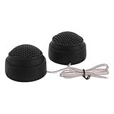 KAILIKETIY カーステレオドームツイーター 薄型設計圧電トランスデューサー搭載 自動車用ツイータースピーカー交換パーツ 車載オーディオシス