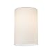 Satin White Cylinder Glass Shade - Lipless with 1-5/8-Inch Fitter