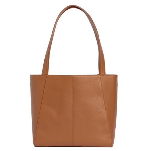 Bolso Tote de Cuero Genuino para Mujer