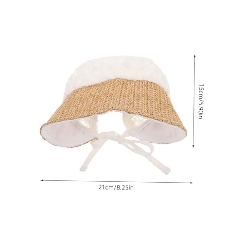 LIFKOME Boy Girl Boy Girl Sun Hat Daisy Princess Hat for Summer Breathable and Comfortable Multi2