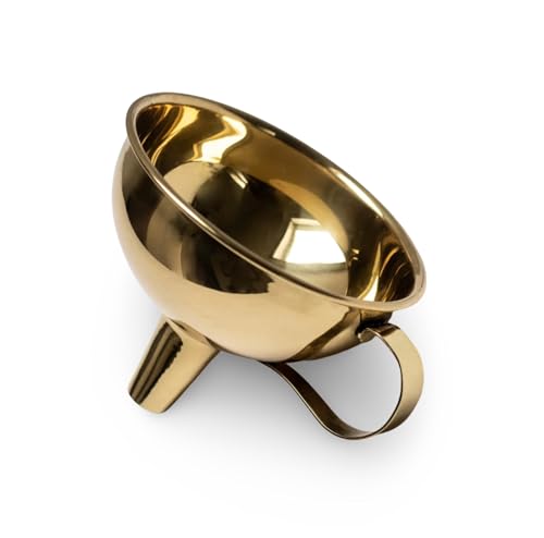 Murchison-Hume Solid Brass Funnel, 3.25