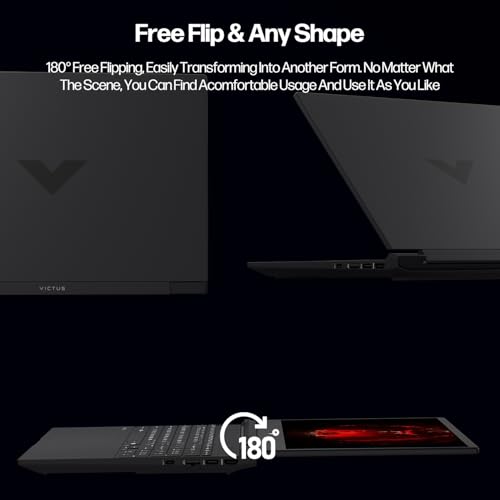Image of HP Victus 15.6 inch FHD 144Hz Gaming Laptop - AMD Ryzen 7 7445HS, 16GB RAM, NVIDIA RTX 4050 GPU, 1TB SSD, Backlit Keyboard, Wi-Fi 6E, Bundle with Mytrix Accessories, Mica Silver, Windows 11