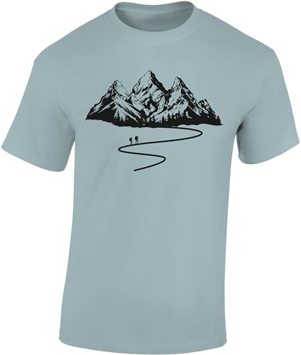 T-shirt de randonnée chemin de montagne Baddery pour hommes et femmes