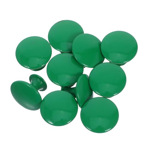 iplusmile 10 Piezas Manijas Vintage para Armarios Diseño Clásico para Cocina y Dormitorio Tiradores de Mueble con Agujero Único Acabado Verde
