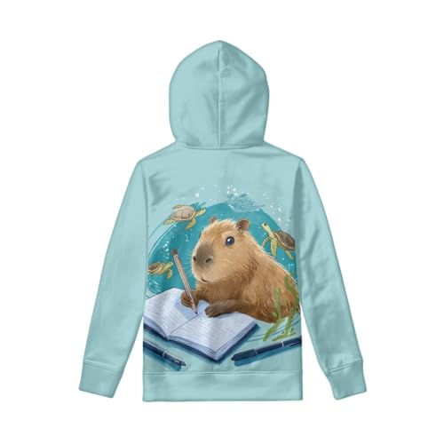 WELLFLYHOM Girls Boys Hoodie 6-16 Graphic Sweatshirt Long Sleeve Sweater Kangaroo Pocket Pullover Kids Sweatshirt Tops2