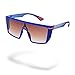 Produktbild AirDP Style Unisex Jaguar (C3) Soft Touch Blue AirDp Sunglasses, 129