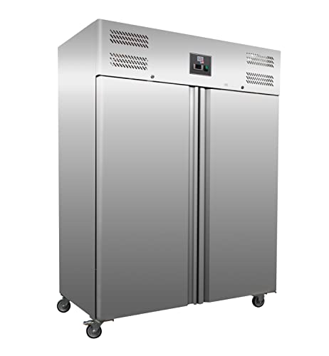 L2G – Armoire réfrigérée positive inox professionnelle - 2 portes 1400 L – Tropicalisé –...