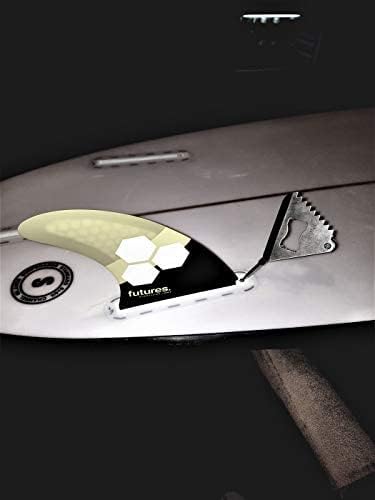 | Ultimate SURF Gift | Keychain - Multi Tool | Fin Key | Wax Comb | Wax Scraper | Bottle Opener | Screwdrivers| + 6 FCS GRUB Screwss