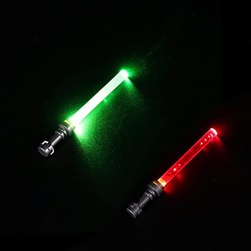  Lego Lightsaber Lotto - 2 colori rosso, verde