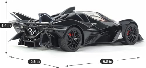 Image of 1:32 Apollo Evo Scale Model Car - Exclusive Alloy Metal Pull Back Die Cast Car Toy with Openable Doors, Light & Music - Best Gifts for Kids【Colors as Per Stock】