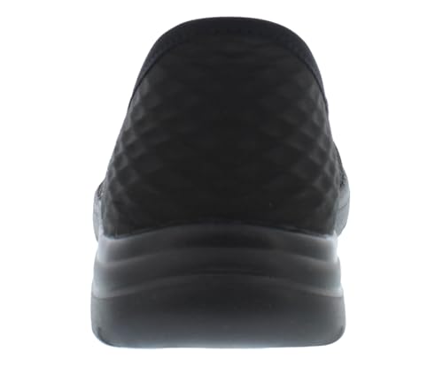 Image of Skechers On The Go Flex Serene Wide Womens Shoes Size 9.5, Color: Midnight Black