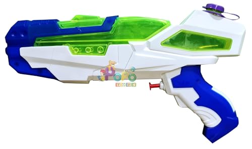 Image of Holi Godslayer Water Gun | with Free Balloons | Blue | Assorted | Long Squirt Flow | PoPo Toys