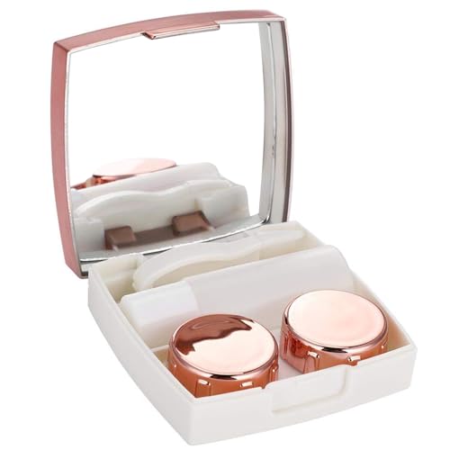 MYSUNBAR 3 Colors Mini Contact Lens Contact Lens Care Products & Accessories, Case Holder, Eye Care, Lens Case, multicoloured, Pocket organiser