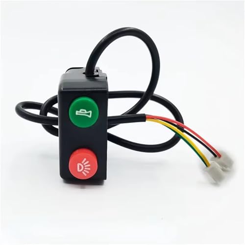 Commutateur combiné guidon 22mm étanche avec bouton klaxon et phare moto
