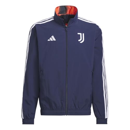 adidas Mens Juventus Anthem Jacket Adults Night Indigo XS