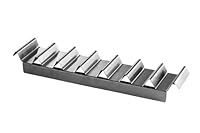 HENDI Brötchenhalter, für 7 Brötchen, Taco Halter, Taco Gestell, 475x105x(H)60mm, Edelstahl