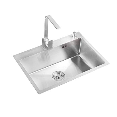 Küchenspüle Singen Schüssel Topmount Unterbau Geschirrspüler W/Abfluss-Sieb-Kit Composite-Ausgussbecken