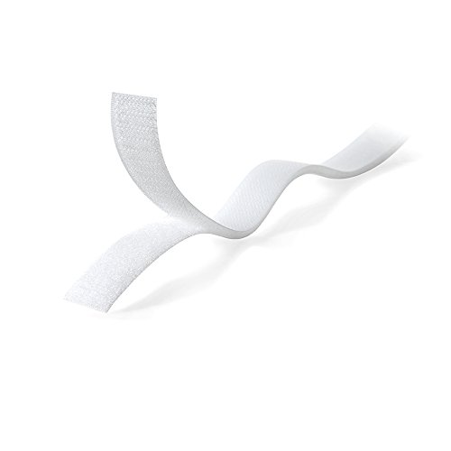 Velcro Brand For Fabrics | Sew On Soft And Flexible Tape For Alterations And Hemming | No Ironing Or Gluing | Comfort Designed, Drapes With Fabric | Cut-To-Length Roll, 30 Ft X 5/8 In, White #TOP1
