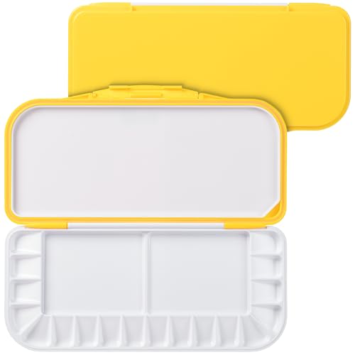 Image of Mr. Pen- Airtight Watercolor Palette with Lid, 18 Wells & 2 Mixing Areas | Lightweight Sealing Paint Palette for Travel, Painting, Watercolor Mixing, Art Class and Studio Use