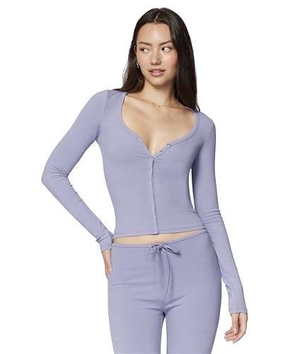 florence by mills Women's Happy Place Lounge Baby Snap Cardigan