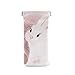 Sunglasses Pouch Easter Bunny Rabbit Pattern Squeeze Top Glasses Pouch Portable Sunglasses Bag Case PU Leather Eyeglasses Pouch for Women Men