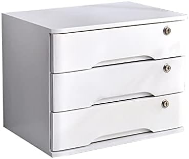 Scrivania in legno con serratura Ders A4 File Sto Box per forniture da ufficio Archivio piatto con 2 Ders ideale per documenti e ricevute