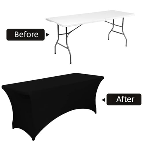 Nappe de table extensible lavable pour ajuster une housse élégante sur une table de buffet 4FT - 5