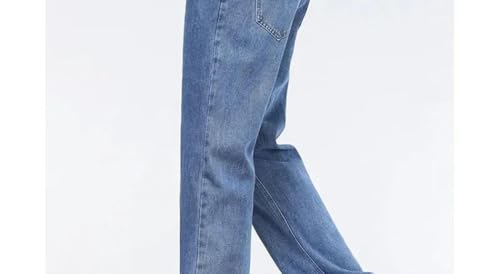Men's Lightweight Straight-Leg Jeans, Stylish, Casual, Comfortable, and Breathable Jeans3