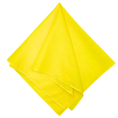 Image of MDSTYLE 100% Cotton Solid Color Bandana for Men & Women 22 inch x 22 inch Handkerchief Headband Scarf