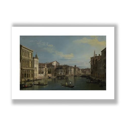Impression d'art mate Canaletto voyagez sur le Grand Canal de Venise