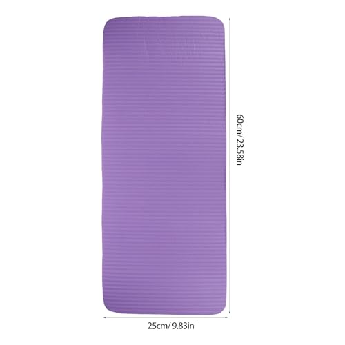 Almohadilla soporte para yoga para rodillas y codos, antideslizante, color violeta miniatura 2